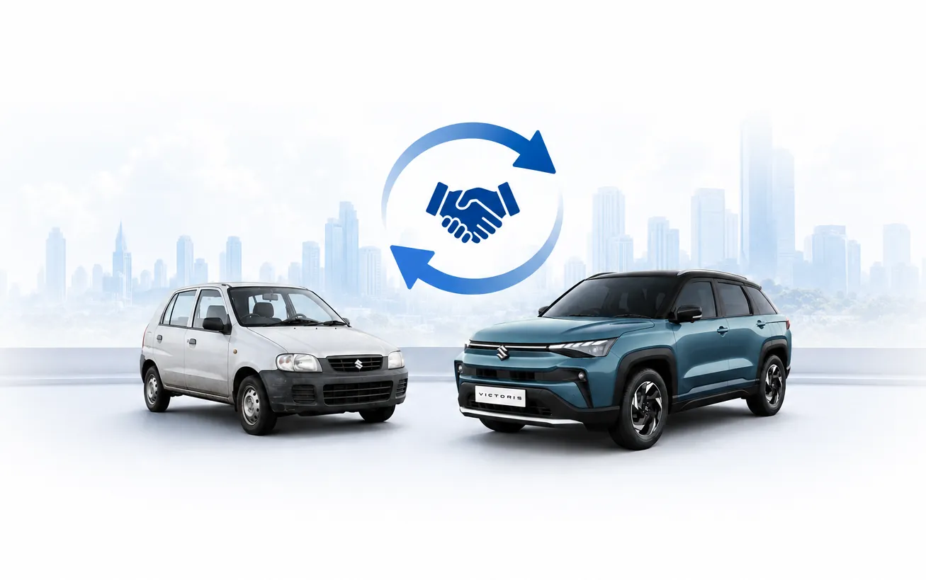 Exchange your old car for a new Maruti Suzuki